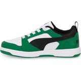 PUMA Rebound V6 Lo sneakers, Groen/Zwart/Wit, Maat 19