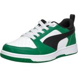 PUMA Rebound V6 Lo sneakers, Groen/Zwart/Wit, Maat 19