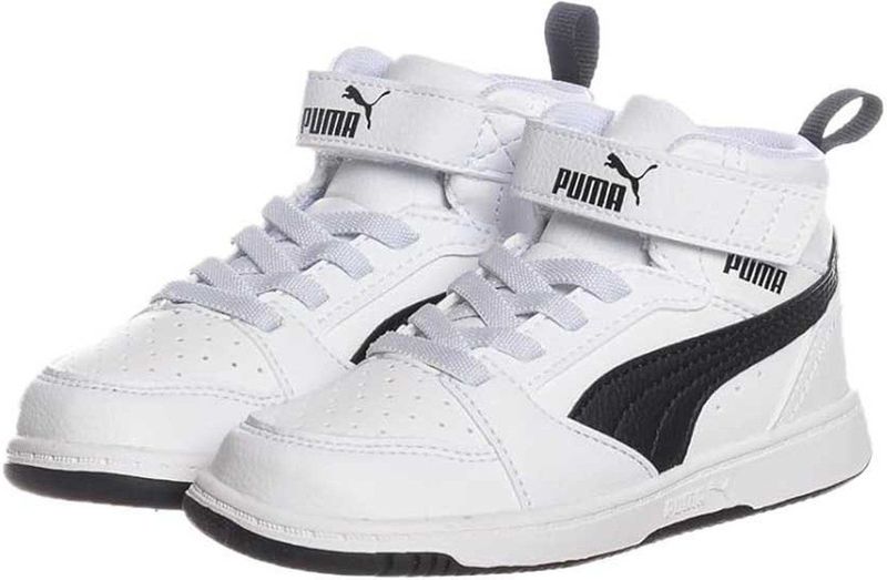 PUMA - Rebound V6 Mid - Sneakers - Zwart/Wit