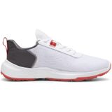 PUMA - Fusion Crush - Golfschoenen - Wit - Ademend Bovenwerk - Waterdicht