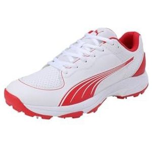 PUMA Spike 24.2 Sneaker voor heren, Puma Wit PUMA Rood, 40.5 EU