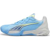 Padelschoen Puma Men NOVA Elite Luminous Blue Cobalt Glaze Glacial Gray-Schoenmaat 44,5