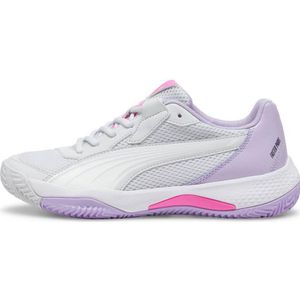 Puma Nova Court tennisschoenen zilver/wit/lila