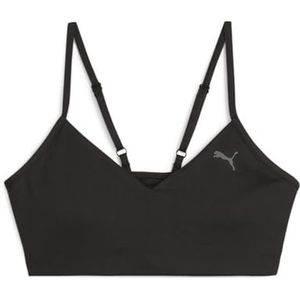 Bustier met uitneembare paddings MOVE YOGINI PUMA. Polyester materiaal. Maten S. Zwart kleur