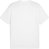 PUMA teamGOAL Jersey Heren sportshirt - PUMA White-PUMA Black-Feather Gray