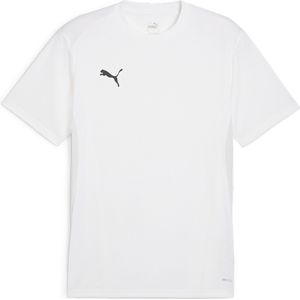 PUMA teamGOAL Jersey Heren sportshirt - PUMA White-PUMA Black-Feather Gray