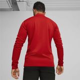 PUMA - teamGOAL - Trainingstrui - Rood Wit - 1/4-Zip