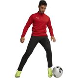 PUMA - teamGOAL - Trainingstrui - Rood Wit - 1/4-Zip