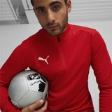 PUMA - teamGOAL - Trainingstrui - Rood Wit - 1/4-Zip