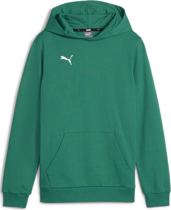PUMA - teamGOAL Casuals - Hoody - Groen - Voor Kinderen