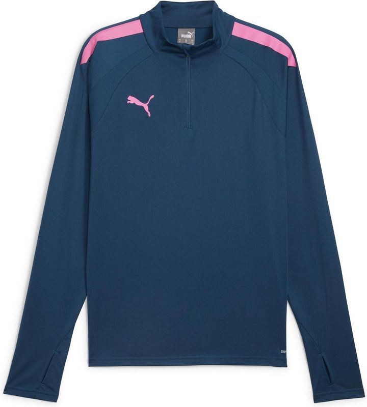 PUMA teamLIGA 1/4 Zip Top Heren Sporttop - Ocean Tropic-Poison Pink