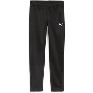 PUMA - teamGOAL - Trainingsbroek - Zwart Wit Grijs - 54% Katoen 24% Polyester 22% Gerecycled Katoen