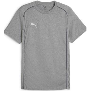 PUMA - teamFINAL - Functioneel Shirt - Grijs Gemêleerd/Wit