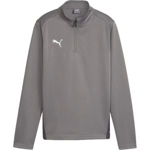 PUMA - teamGOAL Trainingstrui - Grijs Wit - 100% Gerecycled Polyester