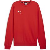 PUMA teamGOAL Casuals Crew Neck Sweat Heren sporttrui - Puma Red-Puma White