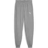 PUMA teamGOAL Casuals Pants Jr Jongens sportbroek - Medium Gray Heather-Puma White