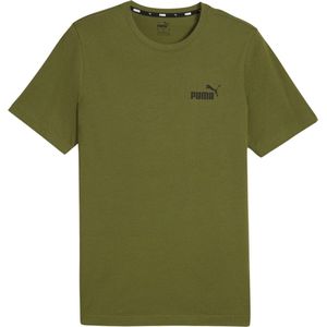 PUMA ESS Small Logo Tee (s) Heren T-shirt - Olive Green