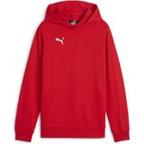 PUMA - teamGOAL Casuals - Hoody - Rood - Voor Kinderen