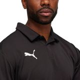 Puma - teamGOAL Polo - Herenpolo - PUMA Black PUMA White Flat Dark Gray - 100% Gerecycled Polyester