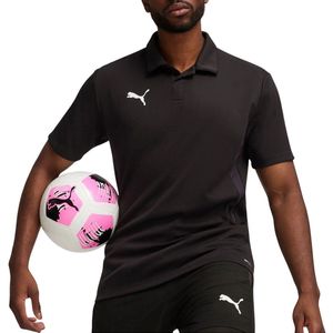 Puma - teamGOAL Polo - Herenpolo - PUMA Black PUMA White Flat Dark Gray - 100% Gerecycled Polyester