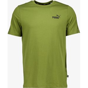 PUMA ESS+ Tape Tee Heren T-shirt - Olive Green