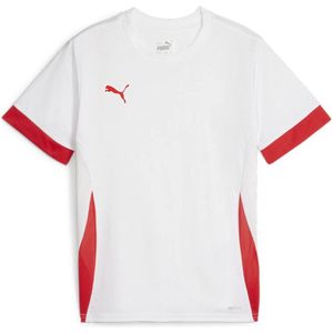 Sportshirt - Wit - Rood - 100% Gerecycled Polyester