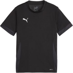 PUMA teamGOAL Matchday Jersey jr Unisex Sportshirt - PUMA Black-PUMA White-Flat Dark Gray