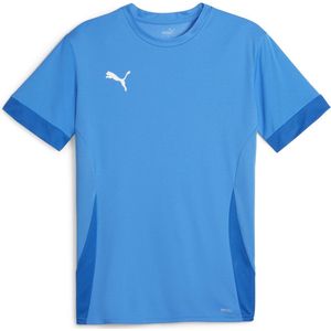 PUMA teamGOAL Matchday Jersey Heren Sportshirt - Electric Blue Lemonade-PUMA White-PUMA Team Royal