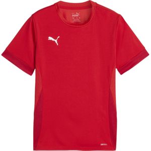 PUMA teamGOAL Matchday Jersey jr Unisex Sportshirt - PUMA Red-PUMA White-Fast Red
