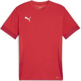 PUMA teamGOAL Matchday Jersey jr Unisex Sportshirt - PUMA Red-PUMA White-Fast Red