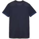 PUMA Sporttop - Navy/Persian Blue - Regular Fit - Korte Mouwen - Normale Lengte