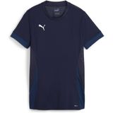 PUMA Sporttop - Navy/Persian Blue - Regular Fit - Korte Mouwen - Normale Lengte