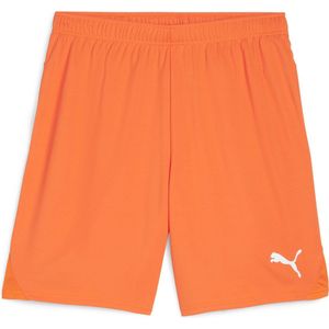 PUMA teamGOAL Shorts Heren sportbroek - Rickie Orange-PUMA White