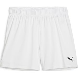 PUMA teamGOAL Voetbalbroekje - Wit Zwart - 100% Gerecycled Polyester