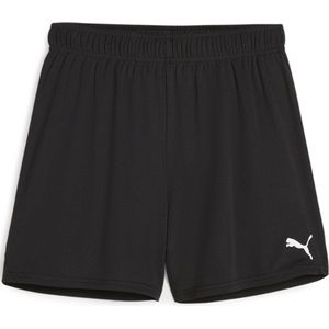 PUMA teamGOAL - Voetbalbroekje - Zwart Wit - 100% Gerecycled Polyester