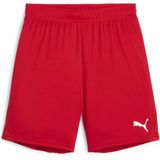 PUMA teamGOAL Shorts Jr Unisex sportbroek - Puma Red-Puma White