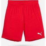 PUMA teamGOAL Shorts Jr Unisex sportbroek - Puma Red-Puma White