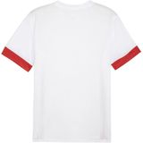 Sportshirt - Wit - Rood - 100% Gerecycled Polyester