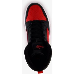 Puma Rebound V6 Mid sneakers zwart/rood