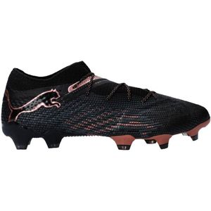 PUMA Future 7 Ultimate Low Gras / Kunstgras Voetbalschoenen (MG) Zwart Brons Donkergrijs