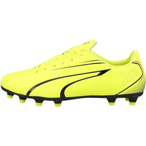 PUMA Heren Vitoria FG/AG Voetbal Schoen, Elektrische Lime Zwart, 8 UK, Elektrische Lime PUMA Zwart, 42 EU