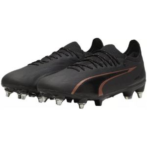 PUMA Ultra Ultimate IJzeren-Nop Voetbalschoenen (SG) Zwart Brons Donkergrijs