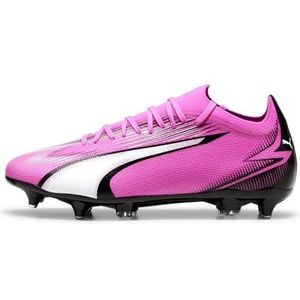 PUMA Ultra Match Mxsg voetbalschoen voor heren, Poison Pink PUMA Wit PUMA Zwart, 45 EU