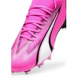 PUMA ULTRA MATCH FG/AG Unisex Sportschoenen - Poison Pink-PUMA White-PUMA Black - Maat 42