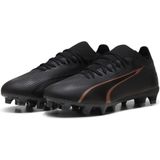 Puma - Ultra Match - Voetbalschoenen - Zwart - Mesh - Gerecycled Materiaal