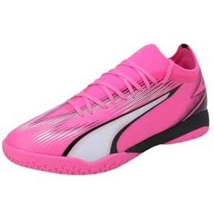 PUMA Ultra Match It voetbalschoen voor heren, Poison Pink PUMA Wit PUMA Zwart, 38 EU