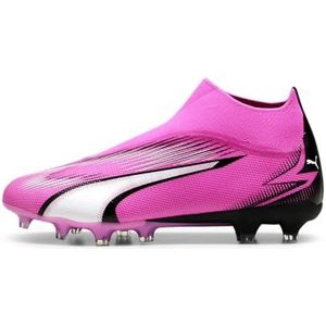 PUMA ULTRA MATCH FG/AG voetbalschoenen zonder veters 46.5 Poison Pink White Black