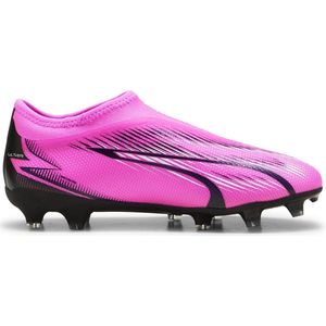 Puma Ultra Match FG/AG Jr. Voetbalschoenen Roze/Wit/Zwart