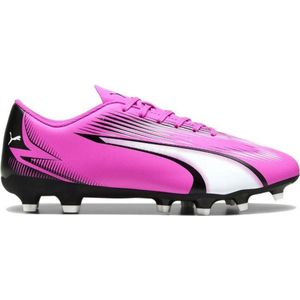 Puma Ultra Play Sr. Voetbalschoenen Roze/Wit/Zwart