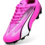 PUMA ULTRA PLAY FG/AG Heren Sportschoenen - Poison Pink-PUMA White-PUMA Black - Maat 44.5